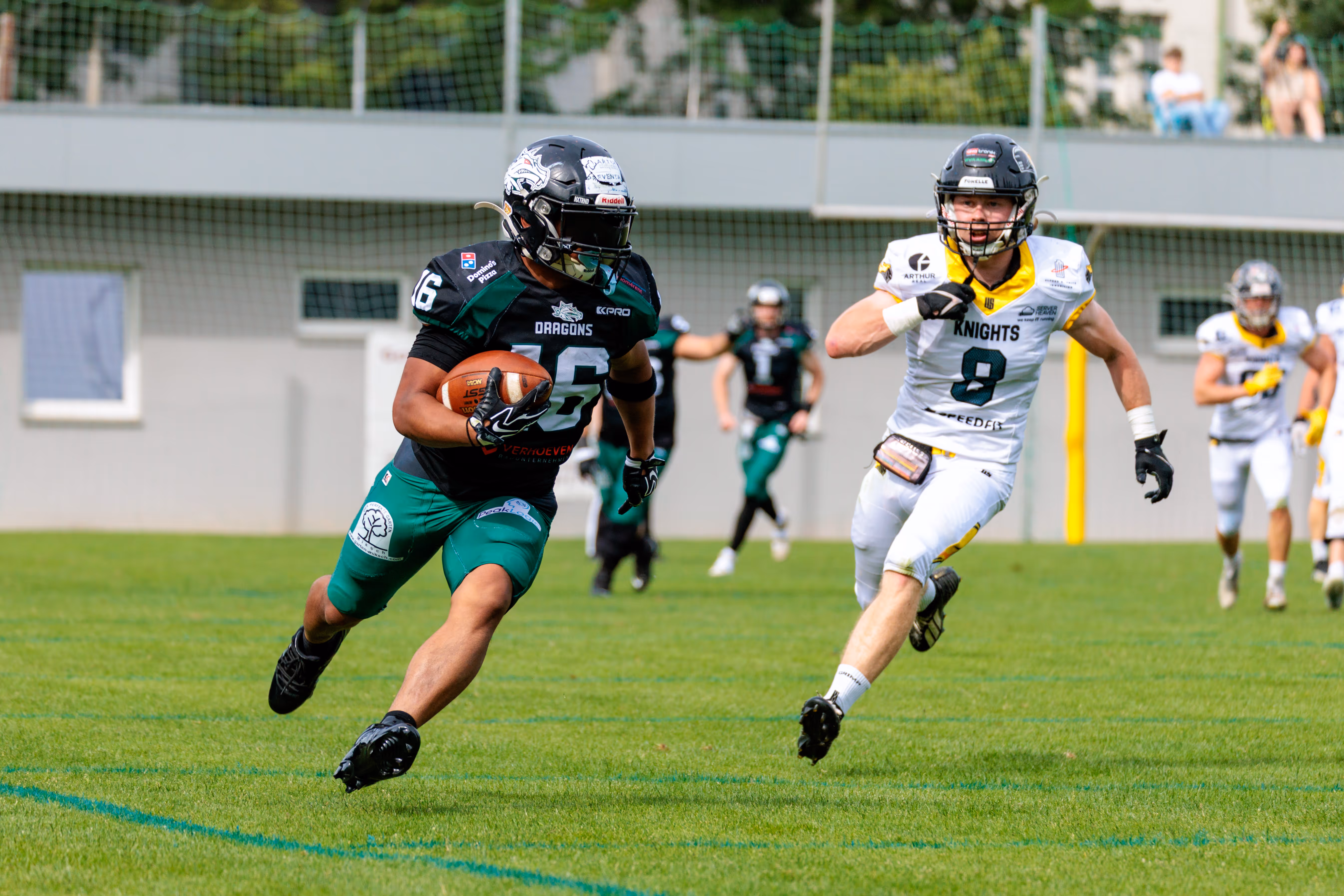 Offensiv-Spektakel: Danube Dragons erkämpfen knappen 35:33-Sieg gegen Vienna Knights