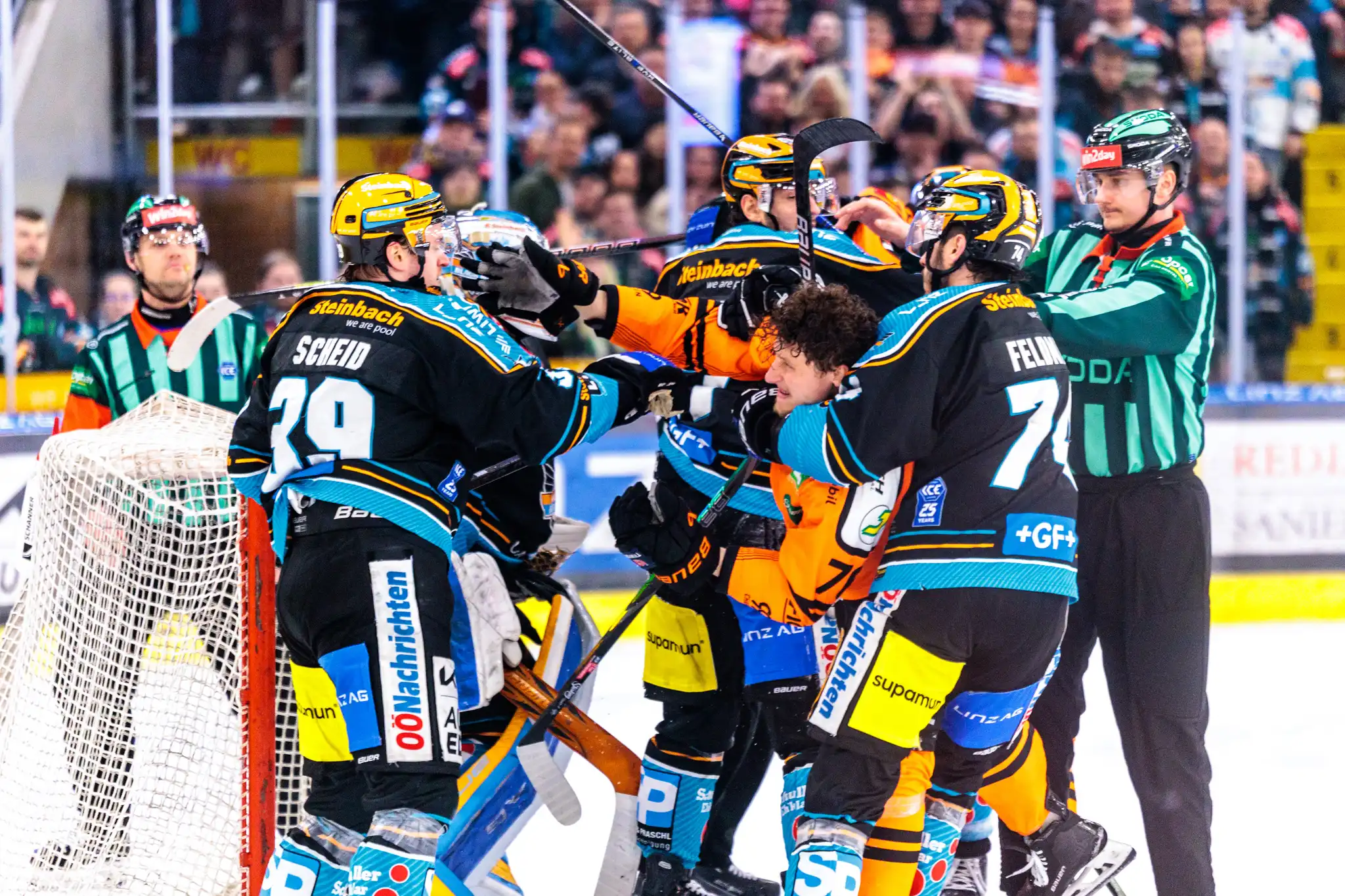 Playoff Viertelfinale 5. Spiel: Black Wings vs Grazer 99er