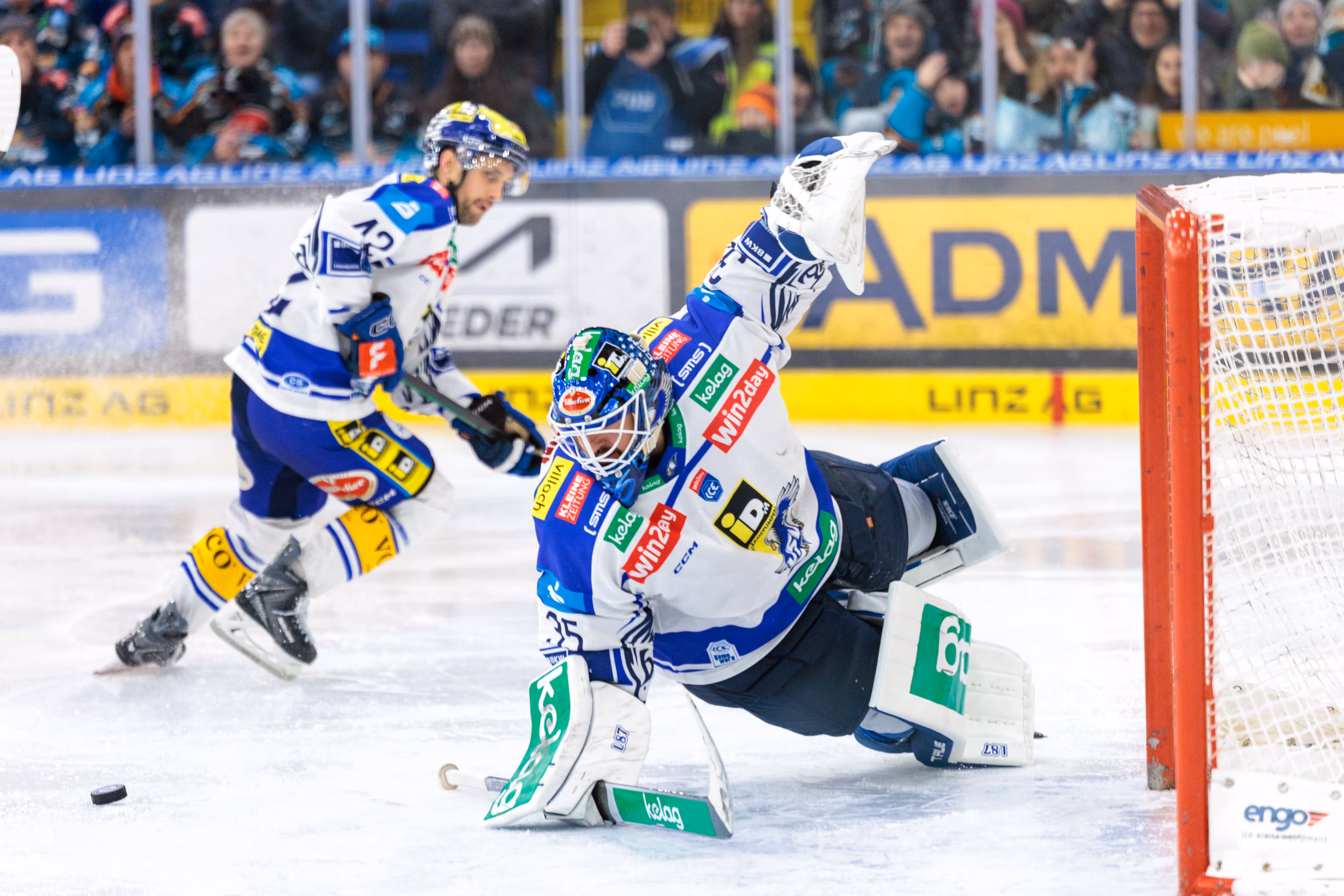 Wichtiger Dreier im Pre-Playoff-Kampf: Black Wings Linz besiegen VSV mit 3:0